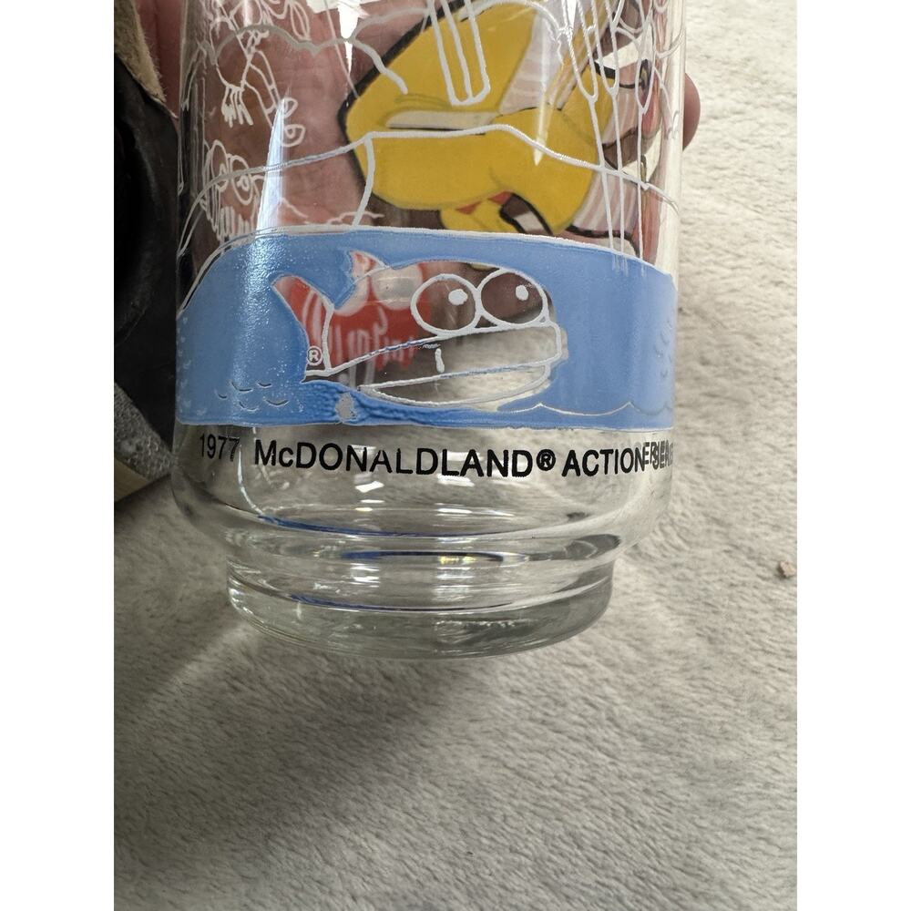 Vintage 1977 McDonaldland Action Series Glasses Lot of 10 McDonalds Characters - Picture 7 of 7